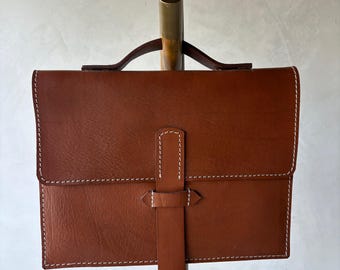 Handcrafted Artisanal leather tote/bag. Meticulously crafted.