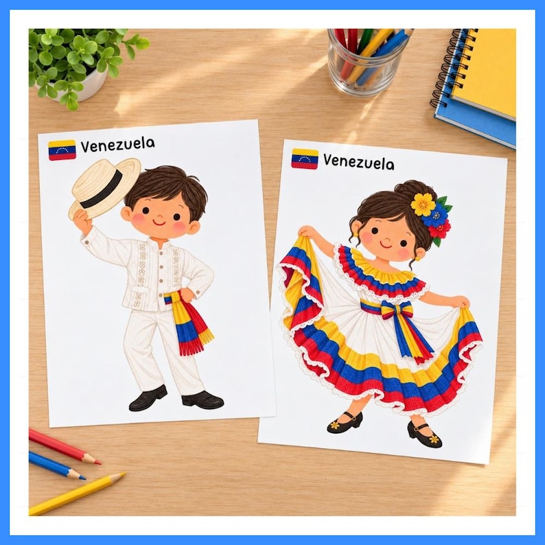 Hispanic Heritage Month Kids Cultural Costumes Posters | 20 Hispanic ...