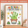 Hispanic Heritage Month Handprint Craft Printable | Preschool Cactus Handprint Activity | September Classroom Keepsake | PDF product logo