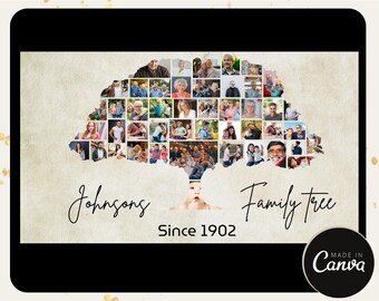 Family Tree Photo Collage Canva