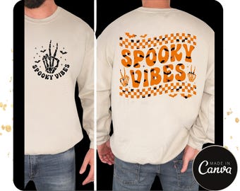 Spooky Vibes Front and Back Gift