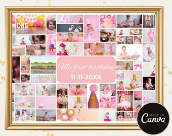 Photo Collage Poster 36x24 Inch Template