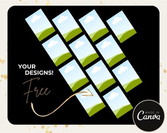 135 Etsy Listing Mockup Canva Editable Templates Bundle, Etsy Mockup Planners Journal, Digital Product Mockup, Drag and Drop Mockups,