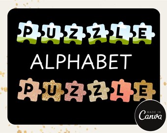 Alphabet Puzzle Frame