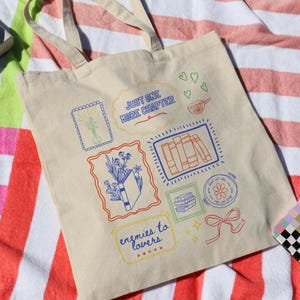 Bookish Tote Bag, Romance Reader Gift, Smut Enemies to Lovers Literary Canvas Carryall, Bookish Tropes