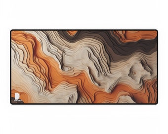 Desert Layers Large Desk Mat & Mousepad | 800x400mm