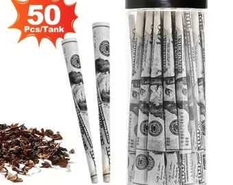 50pcs King Size Pre-rolled Cones With Tips