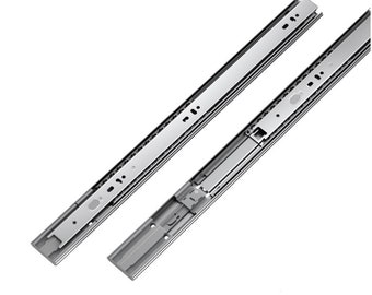 Soft Close Drawer Slides 14 Inch Heavy Duty Drawer Slides, Full Extension Drawer Slides Ball Bearing Sides for Cabinets, 100 LB Capacity