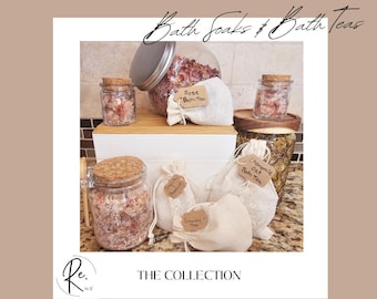 Bath Soaks and Bath Teas - Natural Ingredients