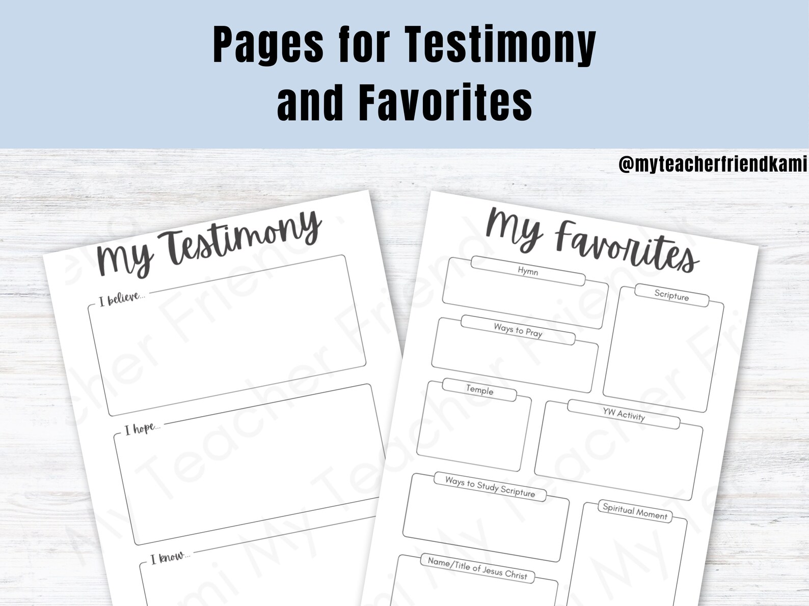 Editable Girls Camp Journal 2024 | LDS Young Women Camp Journal ...