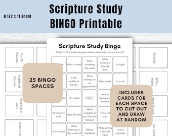 Schriftstudie BINGO