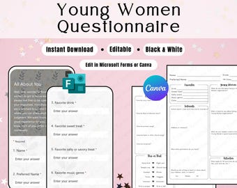 Questionario per le Giovani Donne / Foglio informativo per le Giovani Donne / Attività per le Giovani Donne / Le Giovani Donne della Chiesa ti conoscono / Tutto su di me / Sondaggio