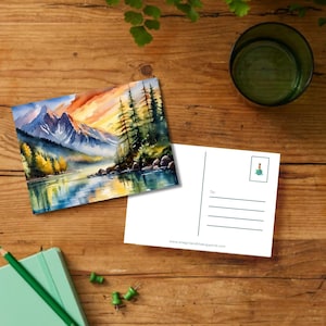 Carte postale de voyage au Canada (téléchargement numérique | modèle imprimable)