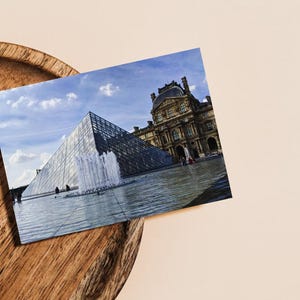 Museu do Louvre | Paris, França | Postal fotográfico de viagem (Download digital | Modelo para impressão)
