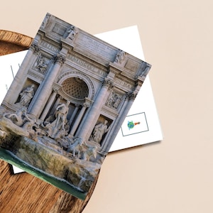 Fuente de Trevi / Roma, Italia / Postal de fotografía de viajes (Descarga digital / Plantilla imprimible)