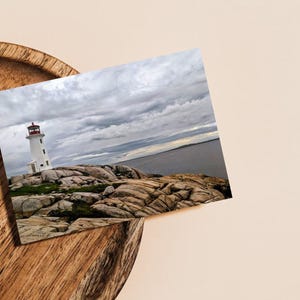 Peggy's Cove | Nova Scotia, Canadá | Cartão postal de fotografia de viagem (download digital | modelo para impressão)