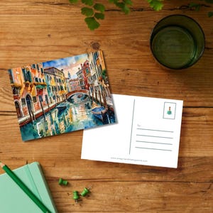 Venecia, Italia / Postal de viaje (Descarga digital / Plantilla imprimible)