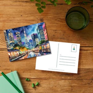 Tokio, Japan | Reise-Postkarte (Digitaler Download | Druckbare Vorlage)