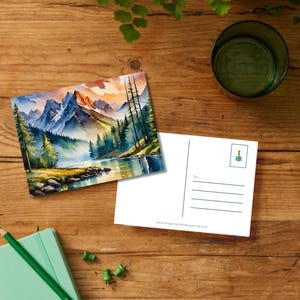 Montagnes Rocheuses | Carte postale de voyage au Canada (téléchargement numérique | modèle imprimable)
