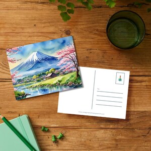 Berg Fuji | Japan-Reise-Postkarte (Digitaler Download | Druckbare Vorlage)