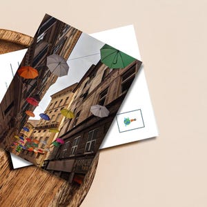 Schirm Übergangsweise | Genua, Italien | Fotografie Postkarte | Reise-Poster (Digitaler Download | Druckbare Vorlage)