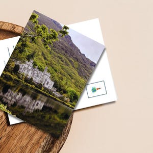 Abbaye de Kylemore | Irlande | Carte postale de photographie de voyage (téléchargement numérique | modèle imprimable)