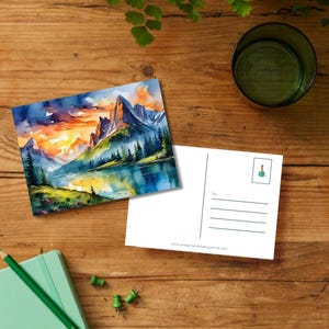 Schweizer Alpen | Schweiz-Reise-Postkarte (Digitaler Download | Druckvorlage)