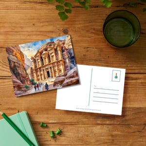 Petra, Jordanien | Reise-Postkarte (Digitaler Download | Druckbare Vorlage)
