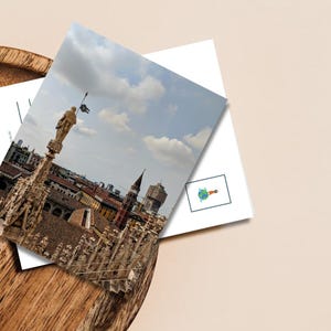 Vue depuis le toit du Duomo di Milano | Milan, Italie | Carte postale de photographie de voyage (téléchargement numérique | modèle imprimable)