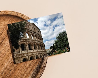 Le Colisée | Rome, Italie | Carte postale de photographie de voyage (téléchargement numérique | modèle imprimable)