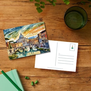 Rom, Italien Reise Postkarte (Digitaler Download | druckbare Vorlage)