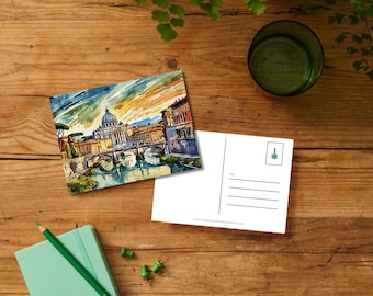 Rom, Italien Reise Postkarte (Digitaler Download | druckbare Vorlage)