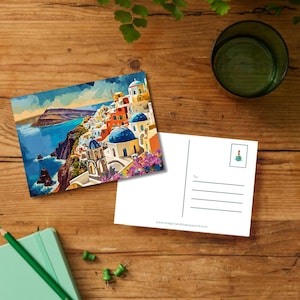 Griechenland Reise-Postkarte (Digitaler Download | Druckvorlage)