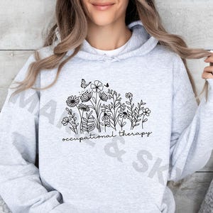 Occupational Therapist Hoodie, Occupational Therapy, OT Shirt, Preppy Stuff, Occupational Therapy Shirt, OT Gift, OT Sweatshirt