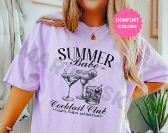 Summer Babe Cocktail Club Shirt, CC1717 Shirt, Cocktail Club Shirt, Drinker Gift, Girls Club Shirt, Summer Babe Shirt, Cocktail Lover Shirt