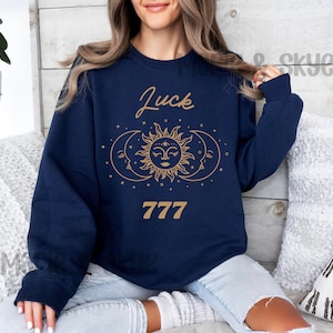 Angel Numbers 777 Angel Number Hoodie Angel Numbers Sweatshirt Luck Sweatshirt Angel Numbers Crewneck Angel Number Clothes 777
