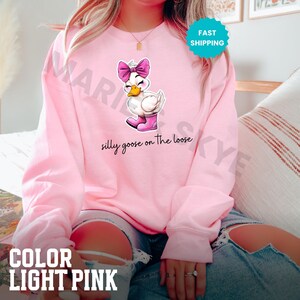 Silly Goose Sweatshirt, Silly Goose on the Loose Crewneck, Silly Goose Meme Sweater, Silly Goose on the Loose Crewneck, Goose Lover Crewneck