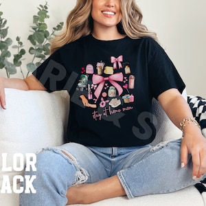 Stay At Home Mom Coquette Shirt SAHM Coquette Shirt SAHM Tshirt Stay at Home Mom Tshirt Shirt Mom Life Shirt Gift for Stay at Home Mom
