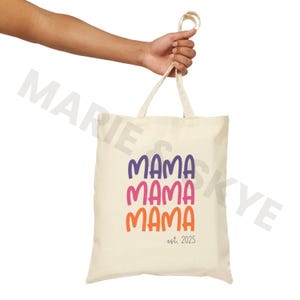 Mama Tote Bag, New Mom Gift, Gift for New Mom, Mom Tote Bag, Mothers Day Gift, Tote Bag for Mom, Mom Life Gift, Mom Totebag, Mom Things
