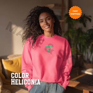 Pink 1908 Alpha Kappa Alpha Crewneck, D9 Gift, Black Owned Shops, AKA, Chucks and Pearls, Sorority Sweatshirt, Sorority Apparel, AKA Gifts