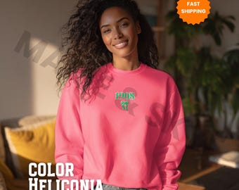 Pink 1908 Alpha Kappa Alpha Crewneck, D9 Gift, Black Owned Shops, AKA, Chucks and Pearls, Sorority Sweatshirt, Sorority Apparel, AKA Gifts
