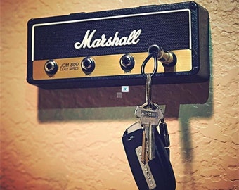 Marshall Guitar Amp Key Holding Rack, vintage Fender Key Storage Plug Holder, Guitar Amp, Key Ring, Key Holder, Wall Mount Key Hanger