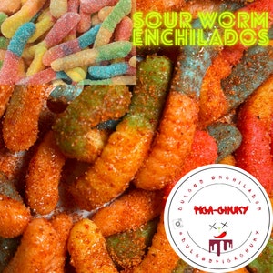 Sour Worms Enchilados