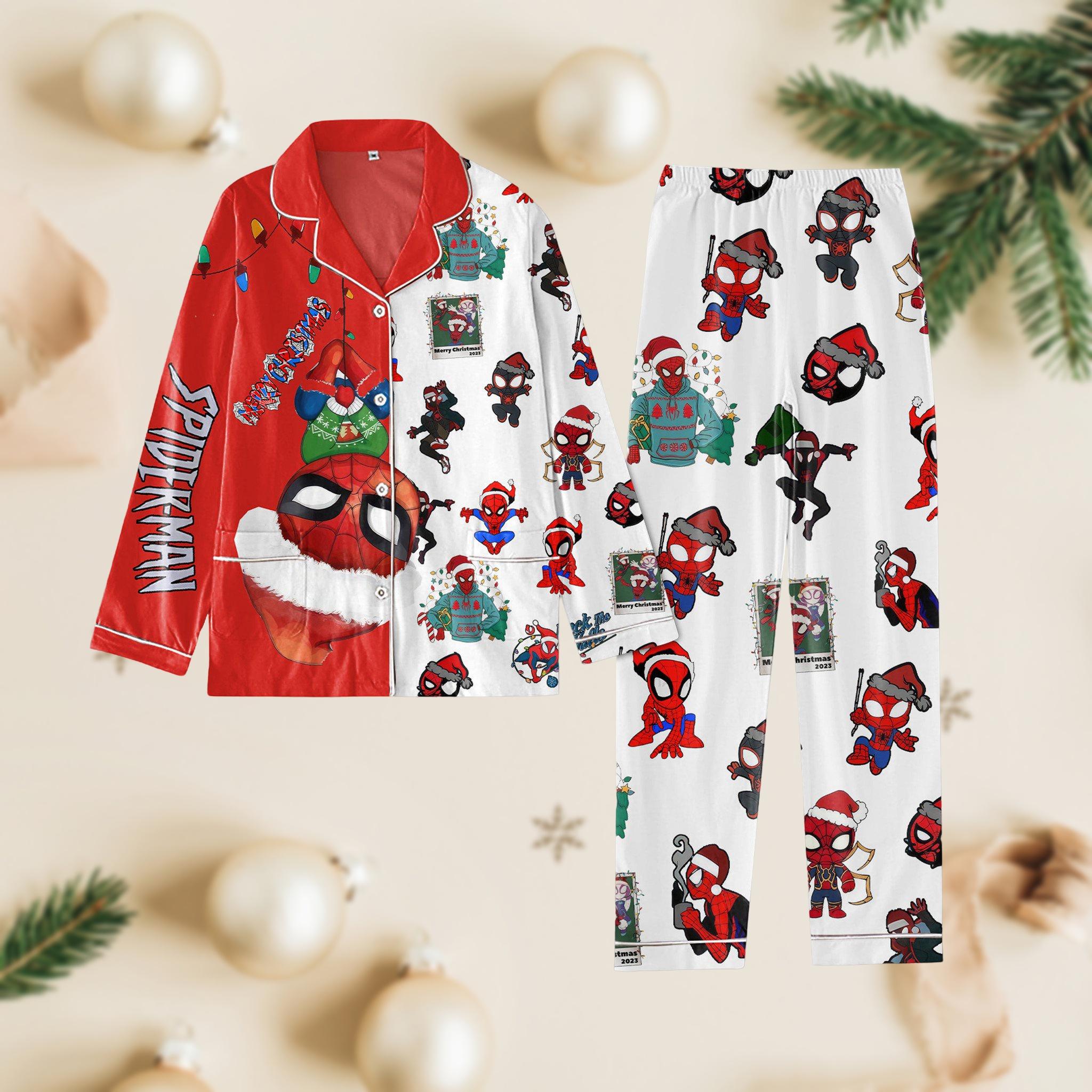 Superhero family christmas pajamas hotsell