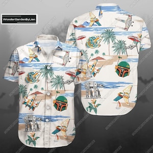 Star Wars Shirt, Star Wars Button Shirt, Star Wars Button Down Shirt, Movie Hawaiian Shirt, Star Wars Aloha Shirt, Disney Vacation Shir