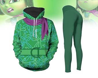 Disgust Cosplay Shirt, Disgust Inside Out Hoodie Legging
