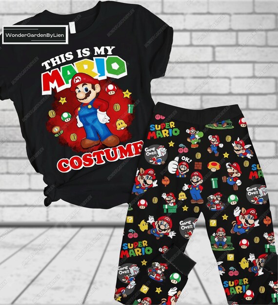 Christmas Super Mario Pajamas Set Mario Gaming Pyjamas Mario Xmas Night Family Pajamas Birthday Gift for Men Women Boys Girls Etsy