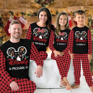 CHRISTMAS Mickey Mouse Pajamas Baby Boys and Boys Pjs Holiday Pajamas Discontinuing Fabric Print Etsy