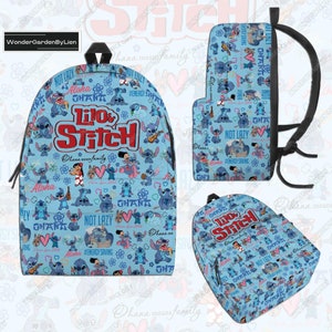 Stitch Bag, Lilo & Stitch Backpack, Disney Stitch Lunch Bag, Cartoon School Bag, School Gift For Kid, Stitch And Lilo Nicegift For Kids