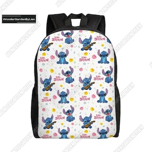 Sac à dos Stitch, sac bébé Lilo & Stitch, cartable dessin animé Disney, sac à lunch film Stitch, sac fourre-tout Disney, cadeau scolaire pour enfant